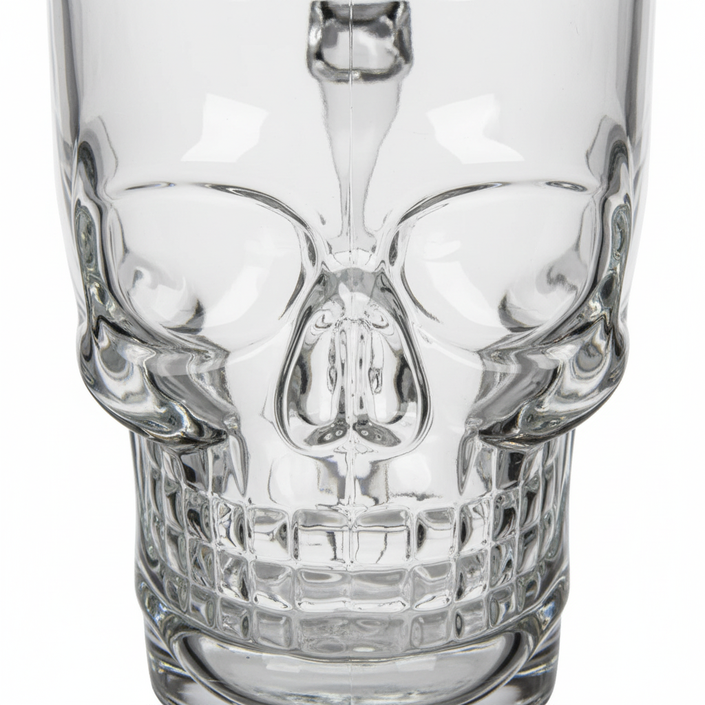 Skull Mug Close-up Detail Shot