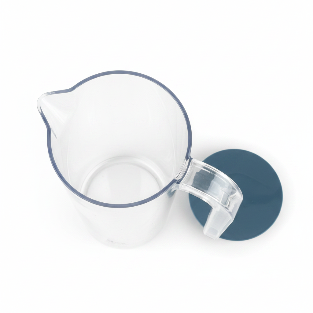 Apex Crystal Jug - Top View Wide Mouth