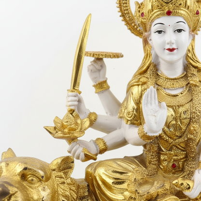 Durga Mata Weapons Close-up