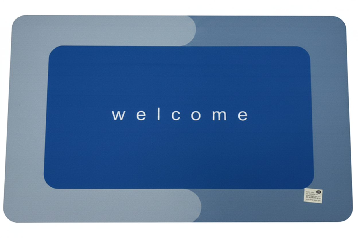 Welcome Door Mat - Front Flat Lay