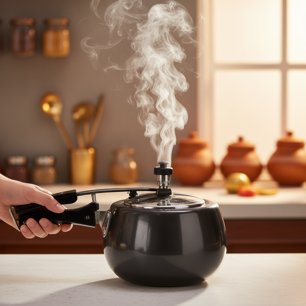 Hard Anodised Pressure Cooker - Lifestyle Kitchen