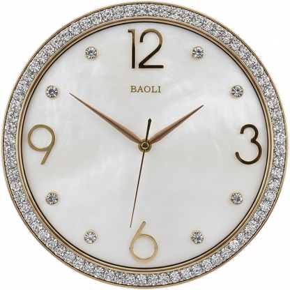 Baoli Round Wall Clock - Front View