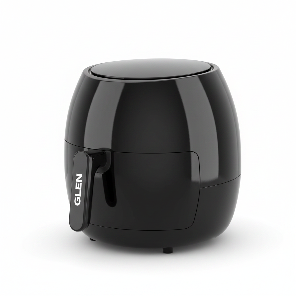Glen large air fryer - side angle view
