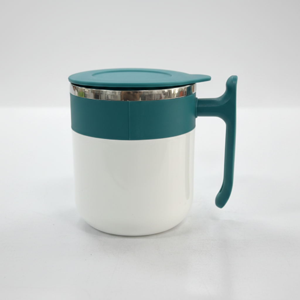 Apex 2-Tone Blue Mug Side View Handle