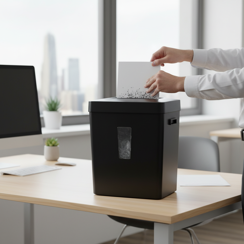 Paper Shredder Machine - Office Lifestyle