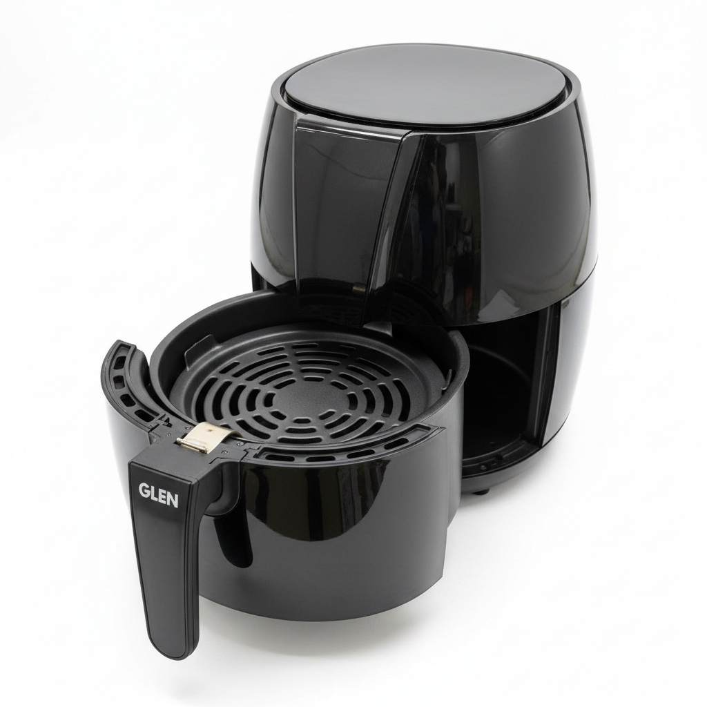 Glen large air fryer - basket pulled open
