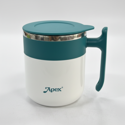 Apex 2-Tone Blue Mug Front View White Background