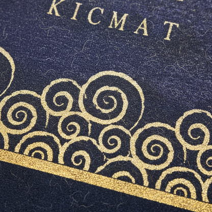 Chinese Style Kitchen Mat - Close-up Gold Border Detail
