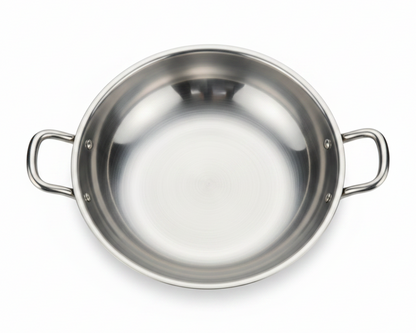 Born Chef Stainless Steel Kadai – Benefits Infographic