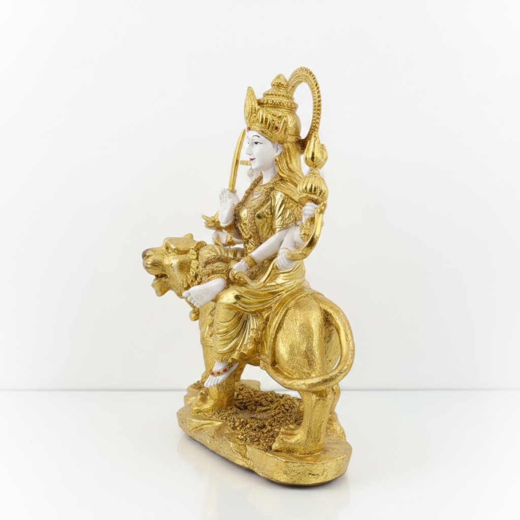 Durga Mata Idol Left Side