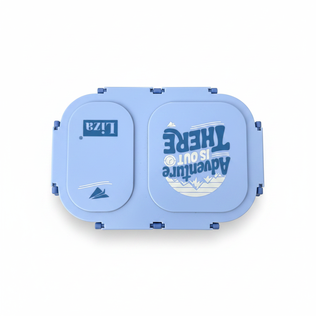 Liza Adventure Lunch Box - White Background Top View
