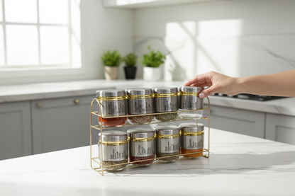 8 Jar Set - Lifestyle In-Use Kitchen