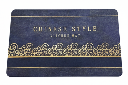 Chinese Style Kitchen Mat - Front Flat Lay