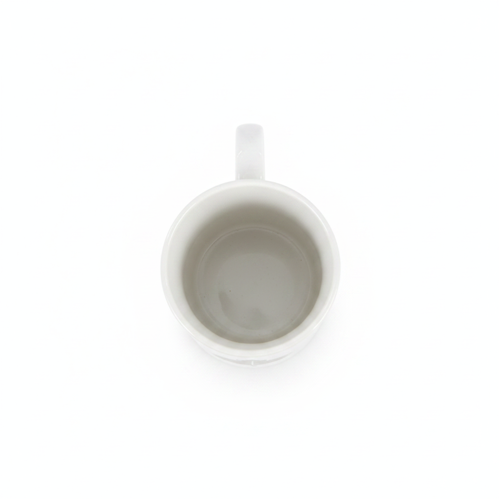 BORN Chef Gold Maple Leaf Short Mug Top View