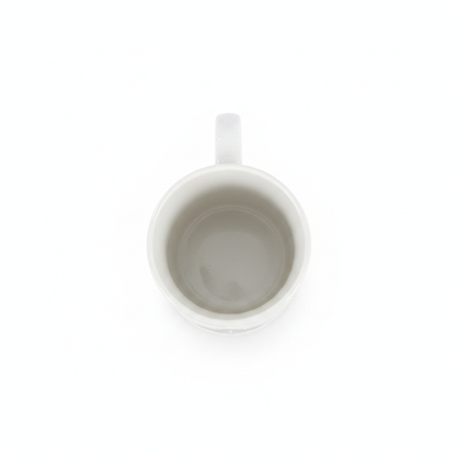 BORN Chef Gold Maple Leaf Short Mug Top View