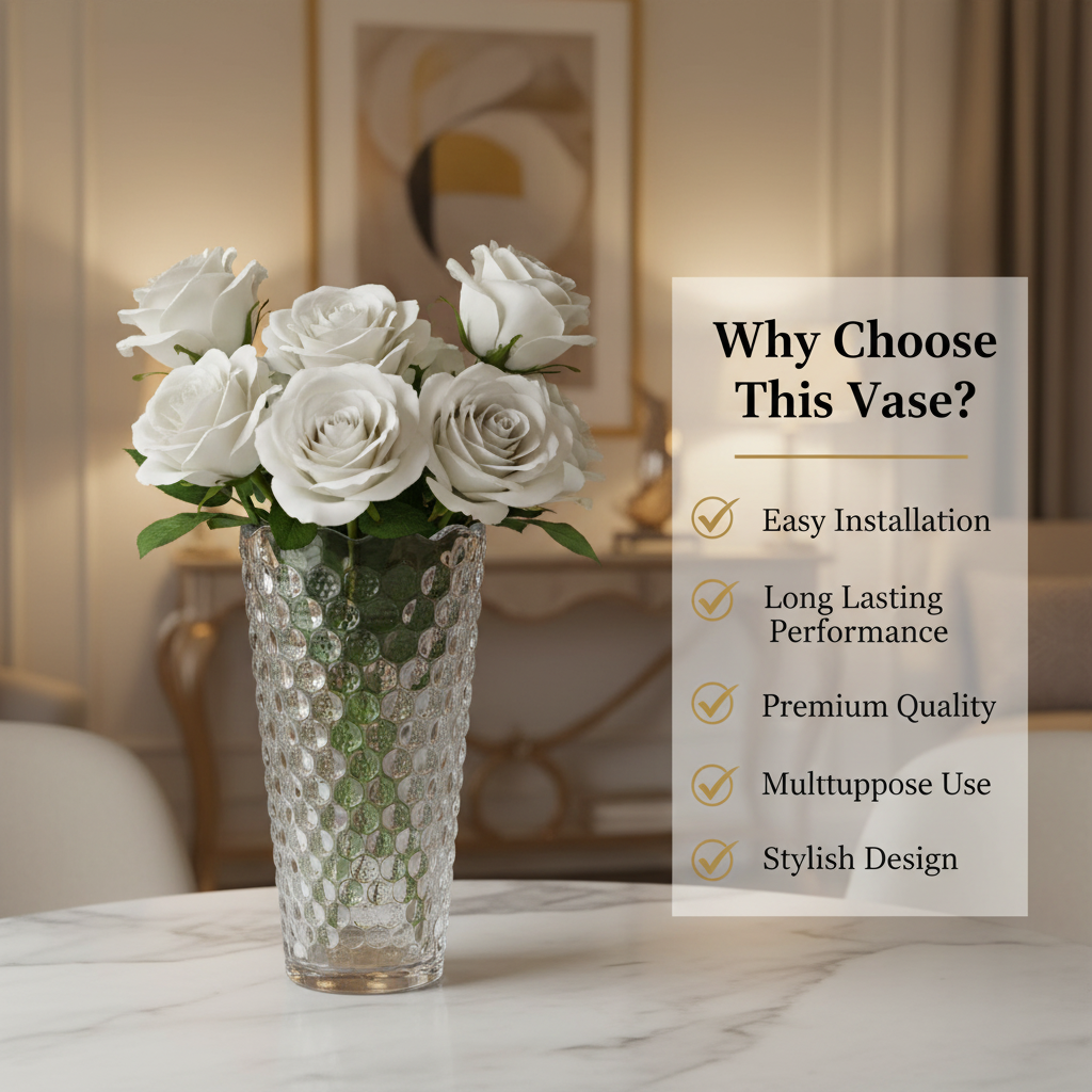 Lang Xu Crystal Glass Vase – Why Choose Benefits Image
