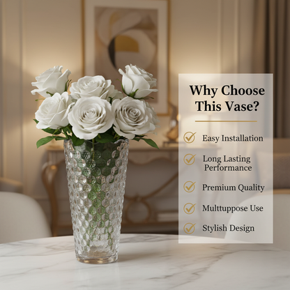 Lang Xu Crystal Glass Vase – Why Choose Benefits Image