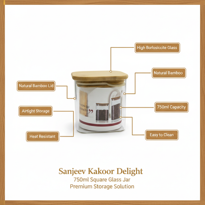 Sanjeev Kapoor DELIGHT jar - infographic with key features