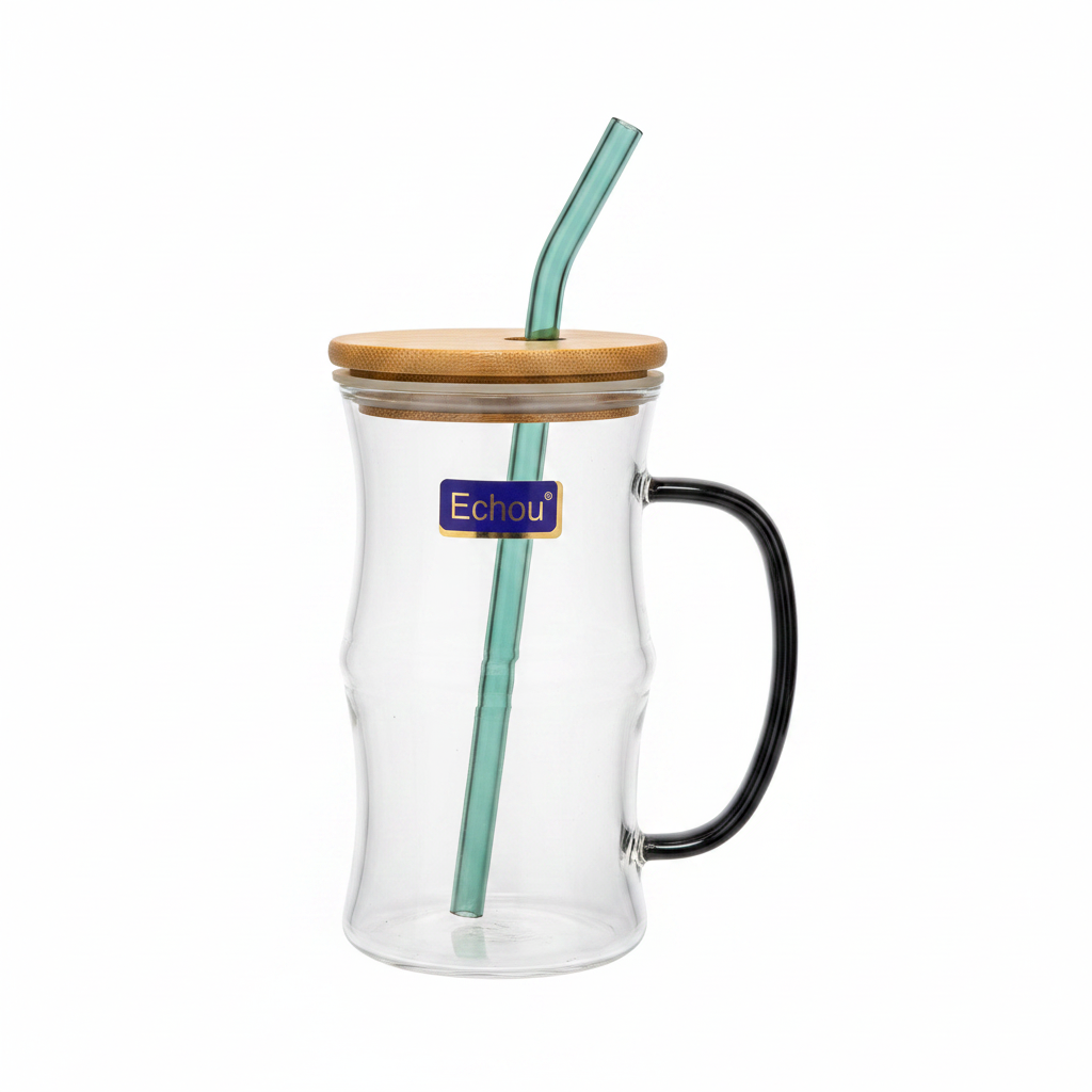 Echou Glass Mug - White Background Product Shot