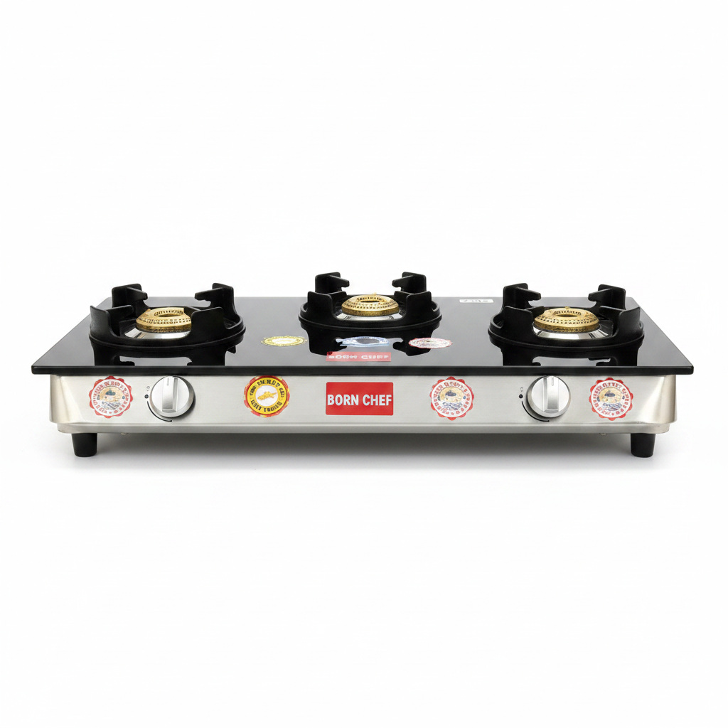 Born Chef Gas Stove - Side Profile