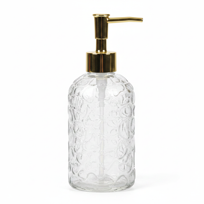 Clear Glass Dispenser - Front View