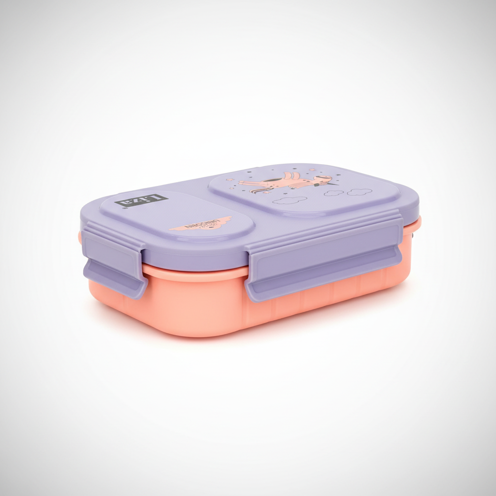 Liza Unicorn Lunch Box - Side Angle View