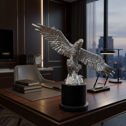 Silver Eagle Figurine - Lifestyle Shot