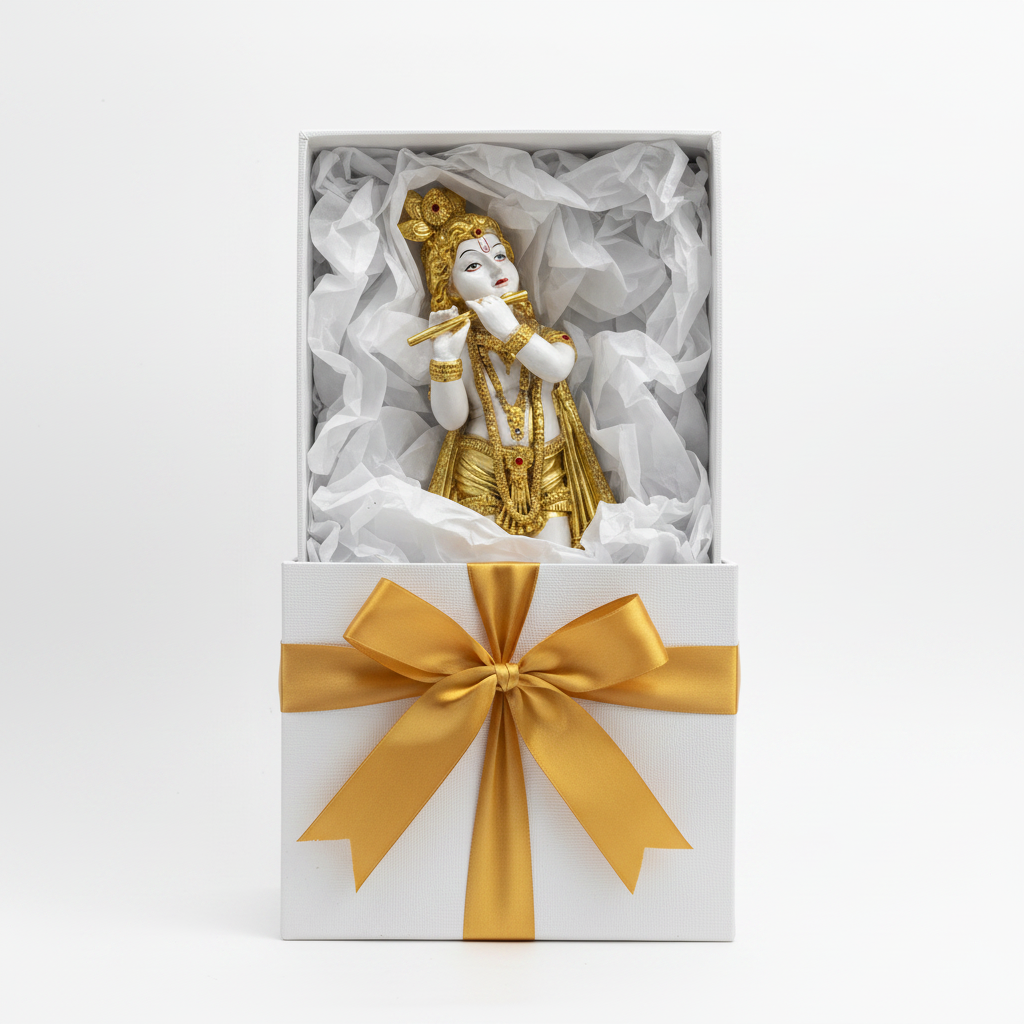 Krishna Idol Gift Box Presentation