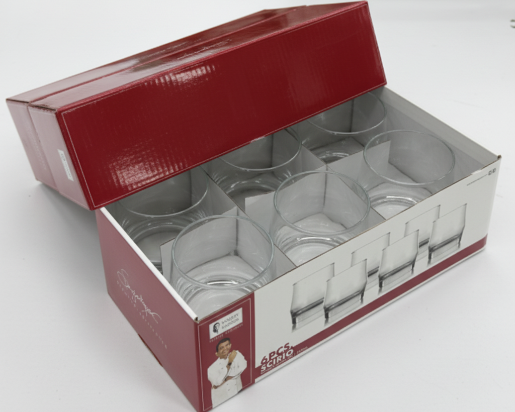 Sanjeev Kapoor Scirio Whiskey Glass Set - Gift Box Packaging