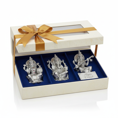 Silver Trio Idol Gift Box Presentation