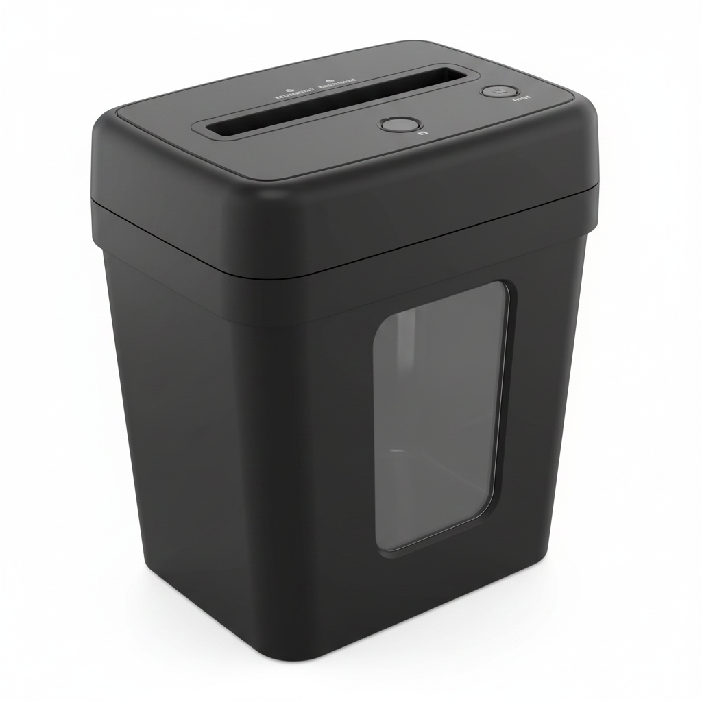 Paper Shredder Machine - Three-Quarter Angle
