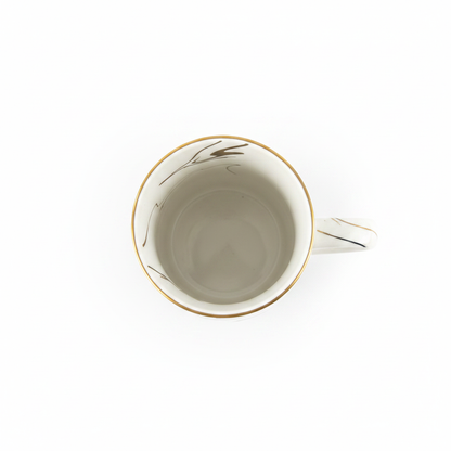 BORN Chef Gold Marble Swirl Mug Top View
