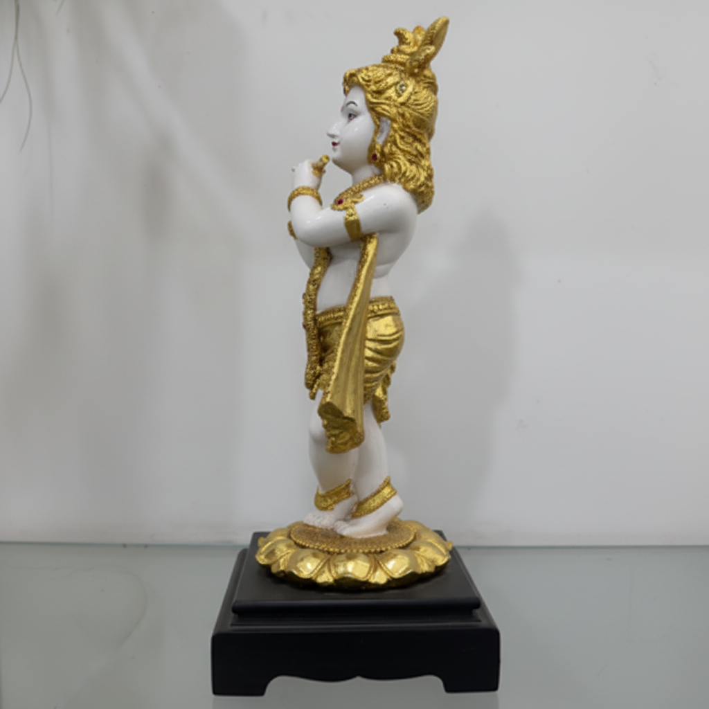 Krishna Idol Left Side Profile