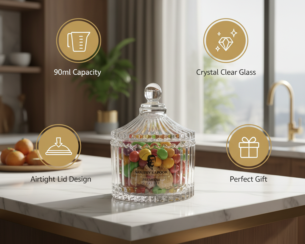 Sanjeev Kapoor Goodie Candy Bowl - Benefits Infographic