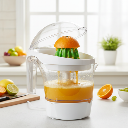 Prestige Citrus Juicer PCTJ 03 - action shot juicing orange