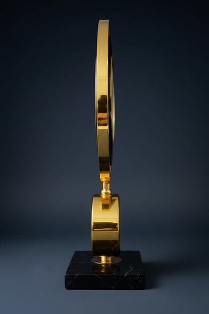 Gyroscope Sand Art Clock - Side Profile