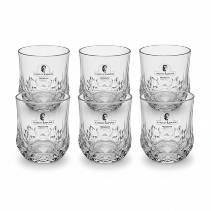 Sanjeev Kapoor Diamond Whiskey Glass Set - Hero Image