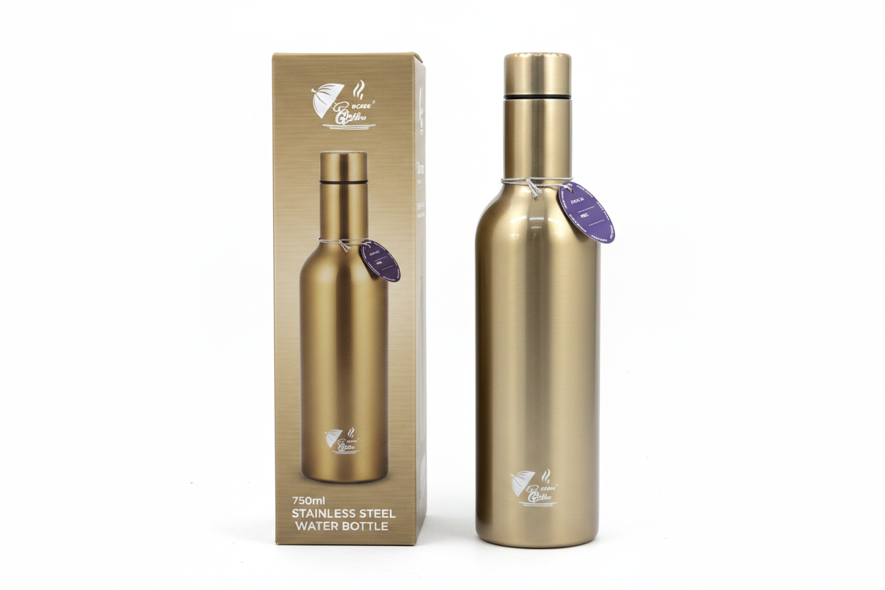 Born Chef Water Bottle 750ml with Gift Box Packaging
