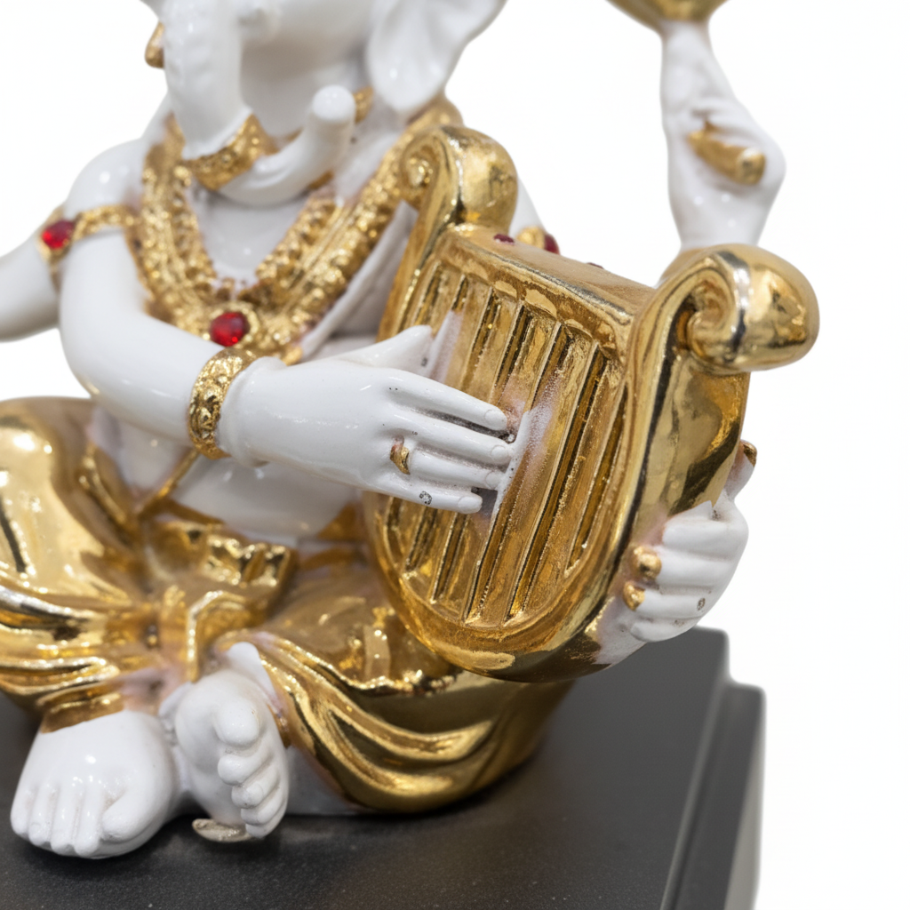 Ganesha Veena Instrument Close-up