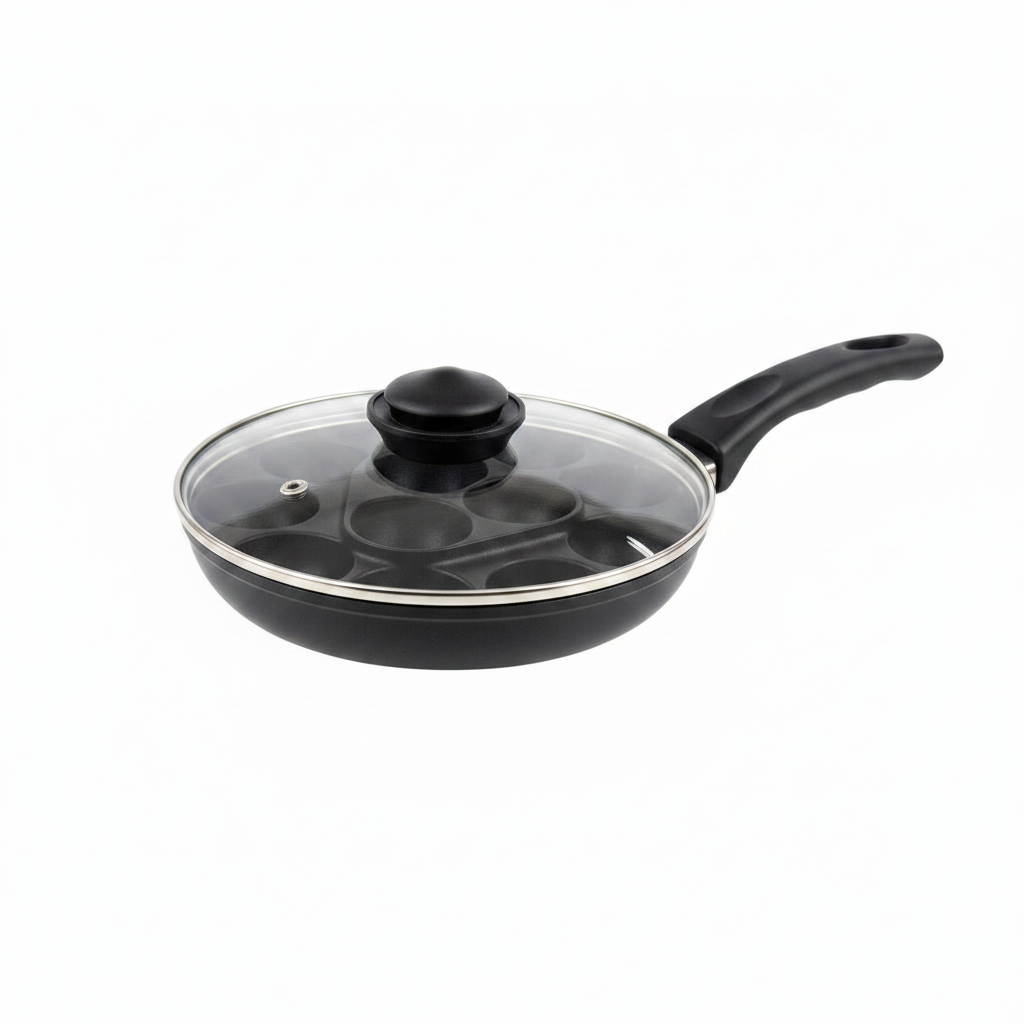 Egg Poacher Pan – 3/4 Angle View