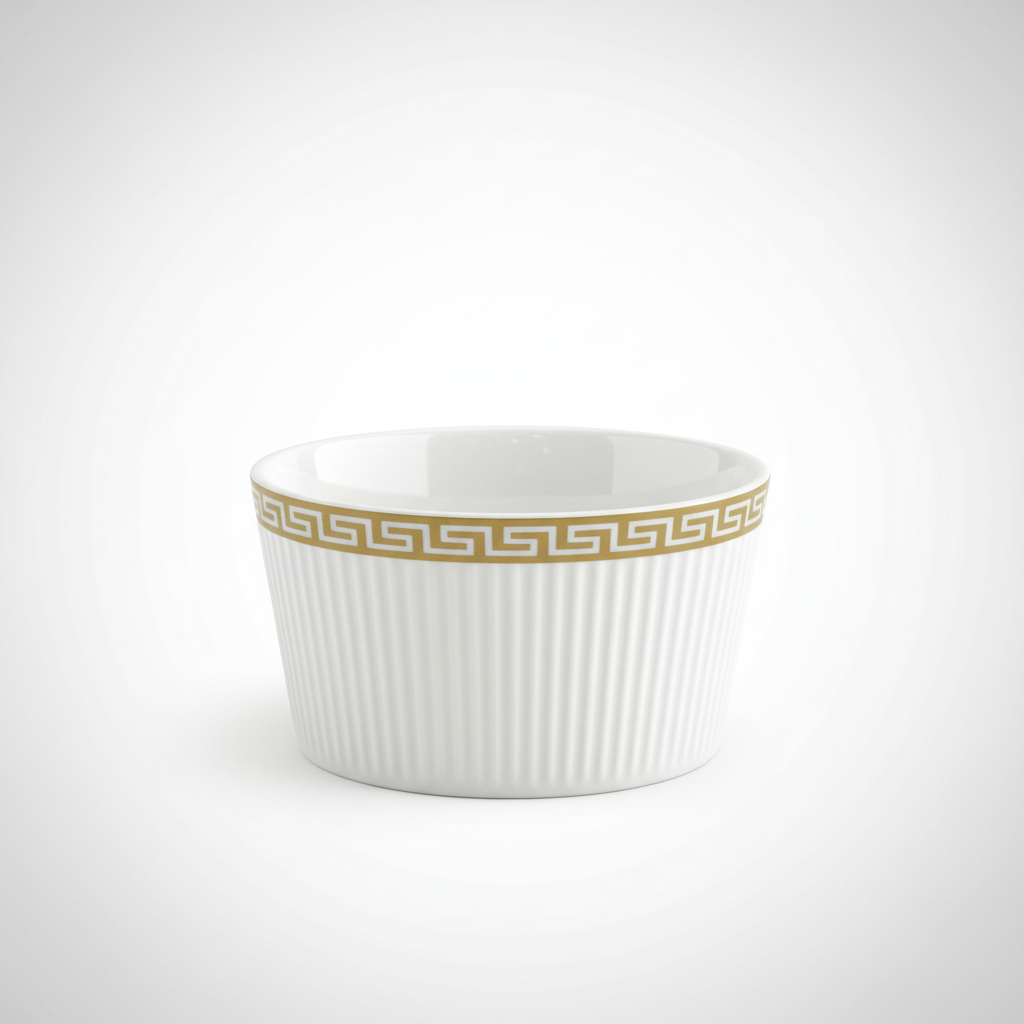 Yamasin Greek Key Bowl - Single Detail Close-up