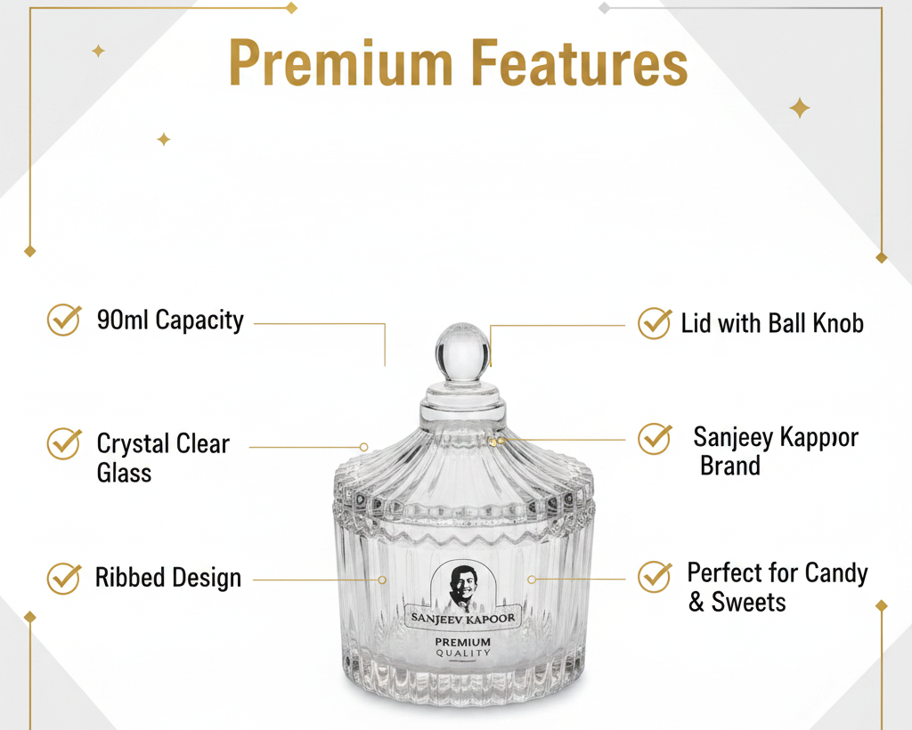 Sanjeev Kapoor Goodie Candy Bowl - Features Infographic