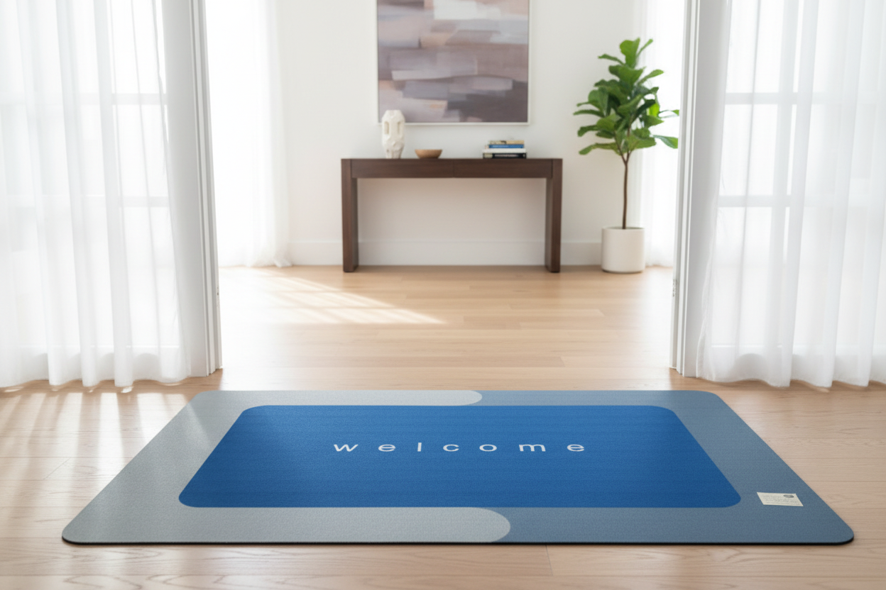 Welcome Door Mat - Modern Home Entrance Lifestyle