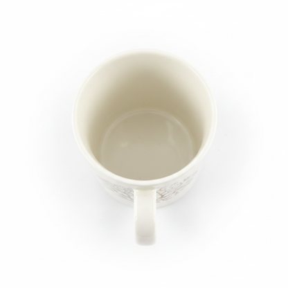 BORN Chef White Tree Mug Top View Inside
