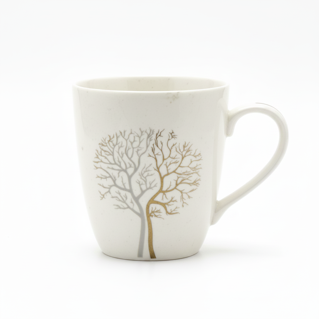 BORN Chef Tree Mug Front View White Background