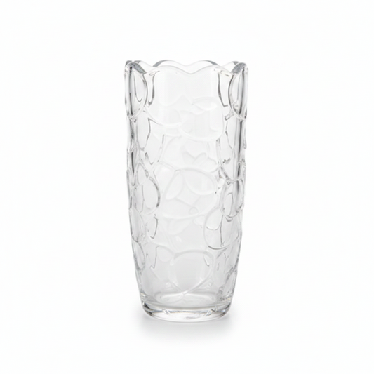 Lang Xu Crystal Glass Vase - White Background Studio Shot