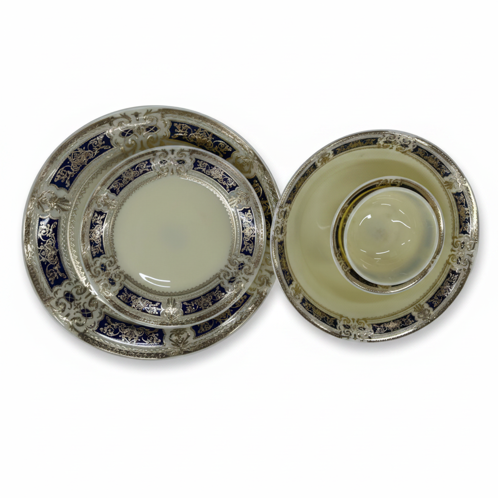 Plate & Bowl - White BG