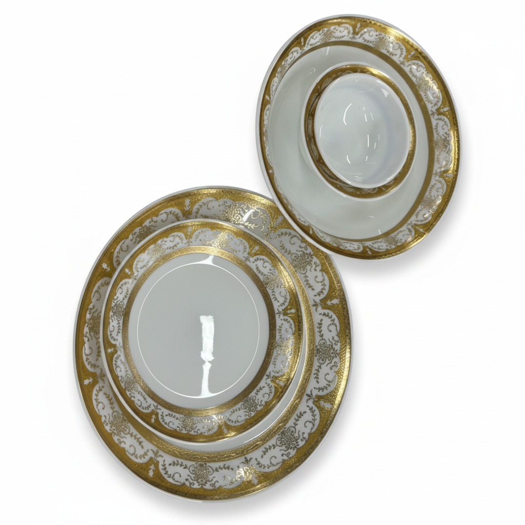 Plates Set - White BG