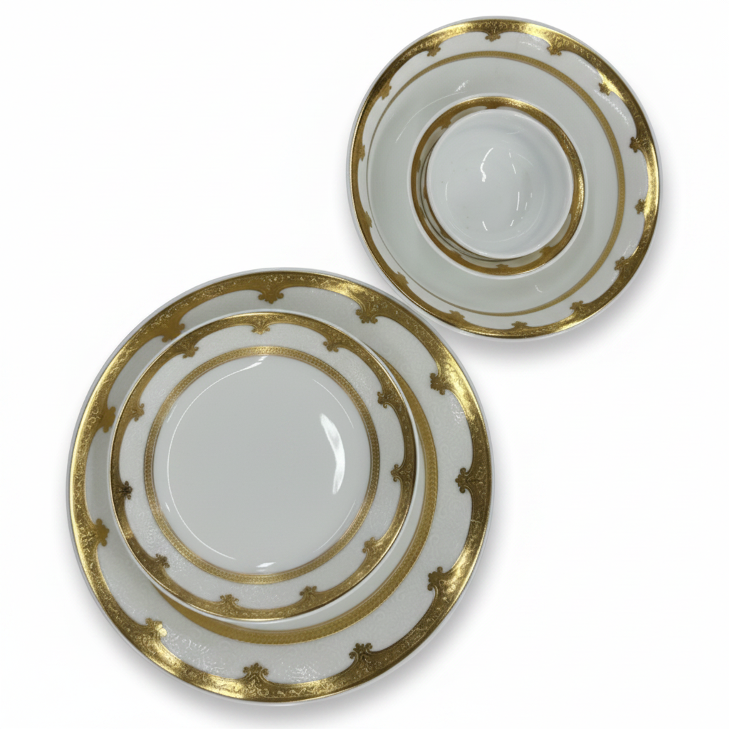Plates Set - White BG