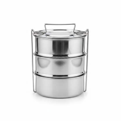 Steel Tiffin Stacked